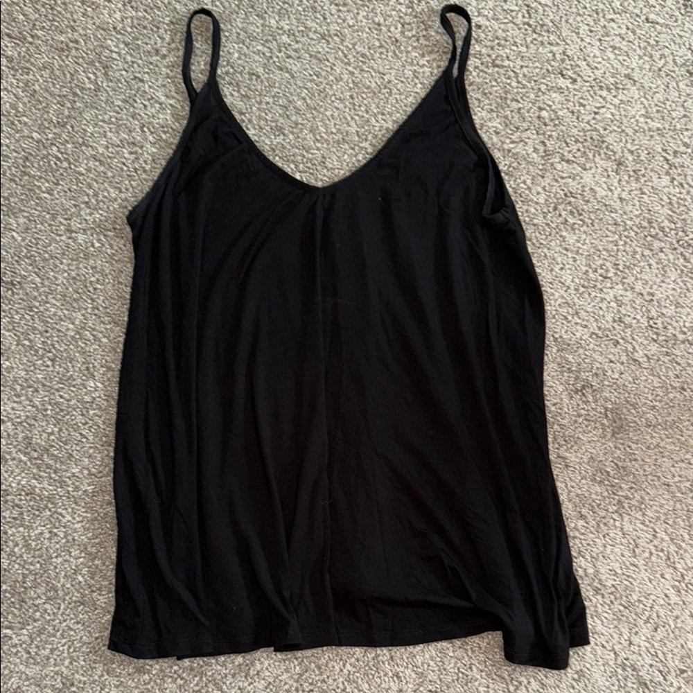 Black Women's Spaghetti Strap Top